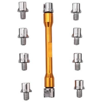 L10A Мотоциклетный ключ для спиц с рукояткой Набор ключей ЧПУ 5.0-6.8 Длина 93 мм/3,7 дюйма Для большинства мотоциклетных ключей для ремонта шин