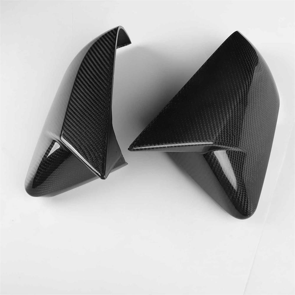 Накладки на боковые зеркала из углеродного волокна для Ford Mustang с LED поворотниками 2015-17