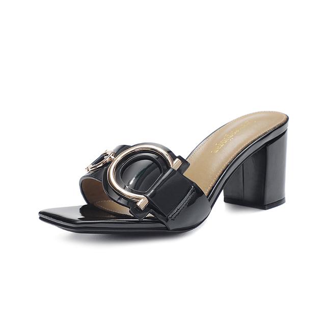 Подходящие Элегантные Сандалии Женские Вечерние Сексуальные Металлические Весенне-Летние Шлепанцы Шлепанцы с Перекрестной Шнуровкой Модная Женская Обувь