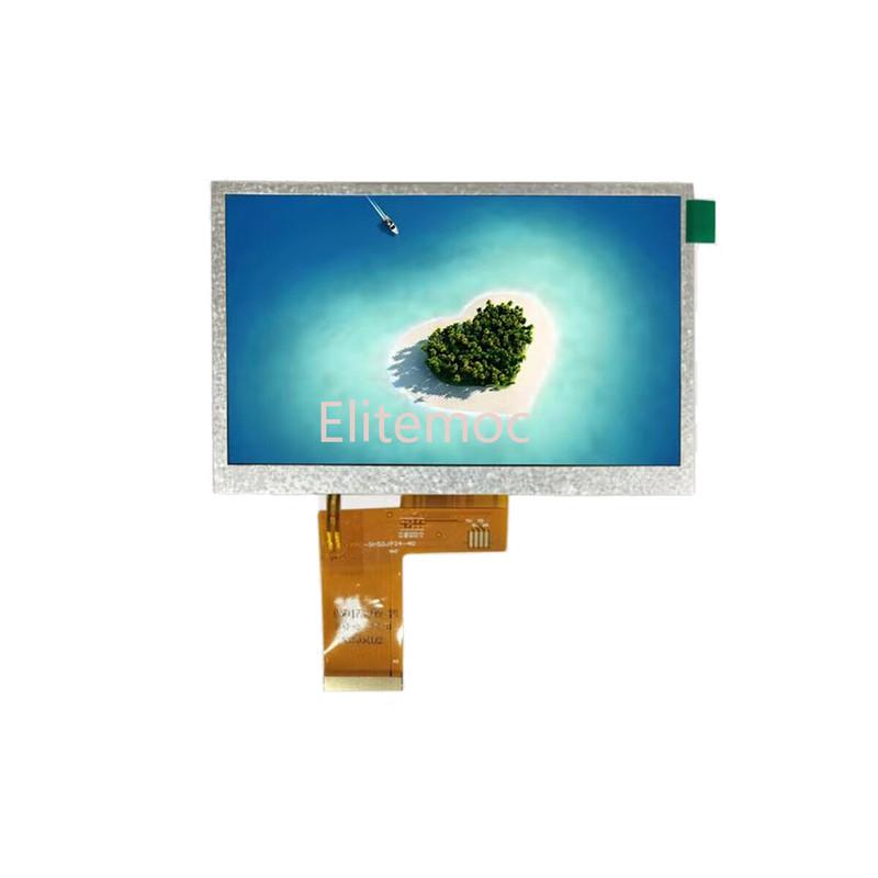 5" TFT LCD Display Module 40 Pins RGB TV 400 Bright 480x272 Screen Repair Replacement