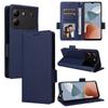 Flip Cover for ZTE Blade A54 / Blade A34 Case Lychee Pattern Leather Flip Folio Stand Phone Wallet Cover with Card Holder