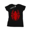Womens/Ladies Spider-Man Logo Emblem Cotton T-Shirt