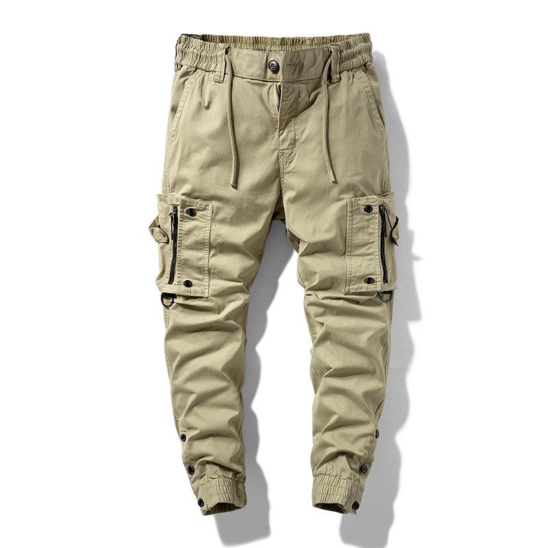 Men's Trendy Multi-Pocket Zipper Jogger Cargo Pants