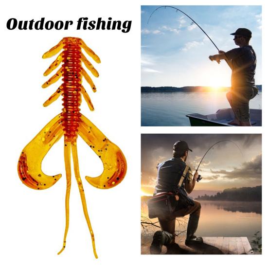 Мягкая плавающая приманка, реалистичная эластичная, яркая, гибкая, из ТПЭ, цвет, пресная вода, морская вода