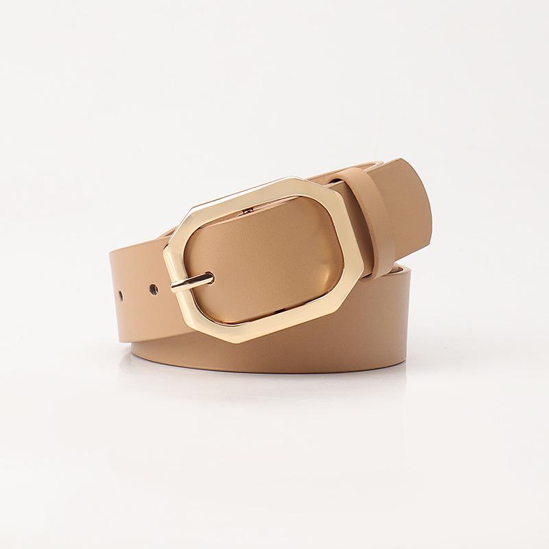 Женский модный ремень с квадратной пряжкой - универсальный декоративный аксессуар