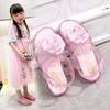 2025 Летние женские детские босоножки Jelly Crystal Princess с открытым носком - Прозрачные блестящие пляжные туфли, нескользящие тапочки для девочек и взрослых