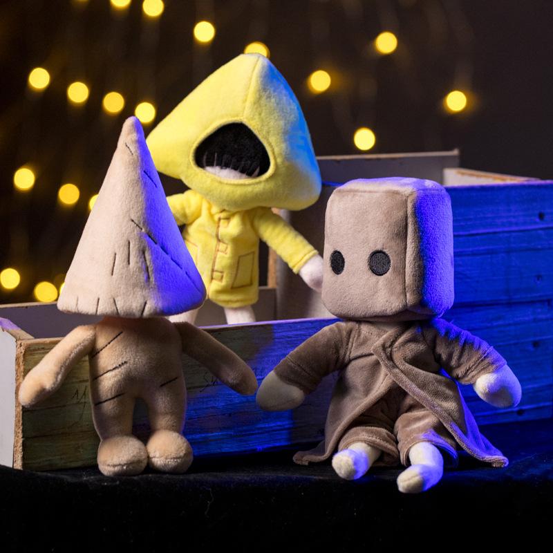 Cute Lifelike Little Nightmares 2 Plush Toy Adorable Six Figure Collection Cartoon Figure Adventure Game Gift Toys For Kids Fans