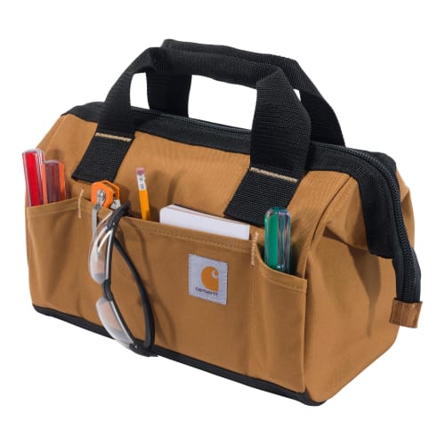 carhartt Carhartt Handbag Tool Bag Medium Size Box Pouch (160101) O/S CARHARTT-BROWN