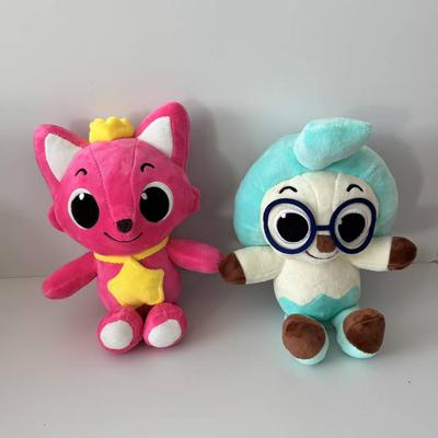 Новая Розовая Лиса Хот Пинкифонг Плюшевая Игрушка Желтая Корона Звезда Набитая Плюшевая Игрушка Мультяшный Персонаж Подарок для Детей Малышей Подарок на День Рождения