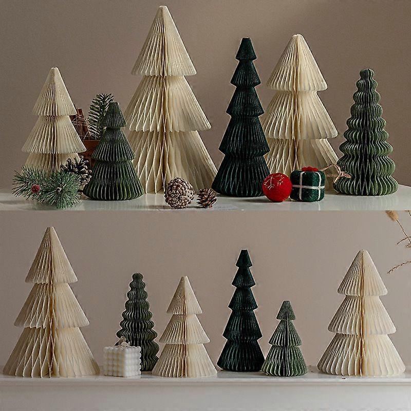 Christmas tree one red, one green, and one white (three in a pack) Christmas decoration Christmas tree ornaments mini Christmas tree 2025 new