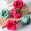 2 шт. Реалистичные головки искусственных роз Искусственный шелк Без стебля Головки роз для поделок Свадьба Центр стола на детский праздник
