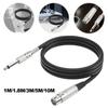 XLR Female To 1/4 (6.35mm) TS Mono Jack Mic Cord Unbalanced Microphone Cable Jack 6.35mm TS 1/4 Male To XLR Female Mic Cable