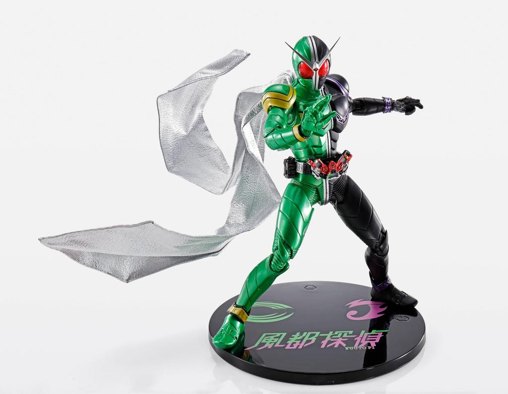 TAMASHII NATIONS Kamen Rider W Cyclone Joker Fuuto Tantei Аниме Память 145мм ПВХ АБС Ткань Окрашенная Подвижная Фигурка S.H.Figuarts (Синкочоу