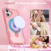 For iPhone 17 Case Compatible with MagSafe Kickstand TPU+PC Shockproof Phone Back Cover