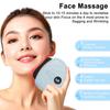 Electric Facial Massager Digital Display Compact Design Portable Rechargeable Anti-Aging Face Massager with Heat and Vibration