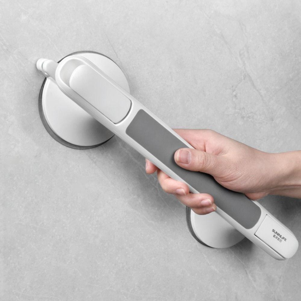 Non-slip Shower Handle Armrest Grab Bars White Barrier-free Handrail Bathroom