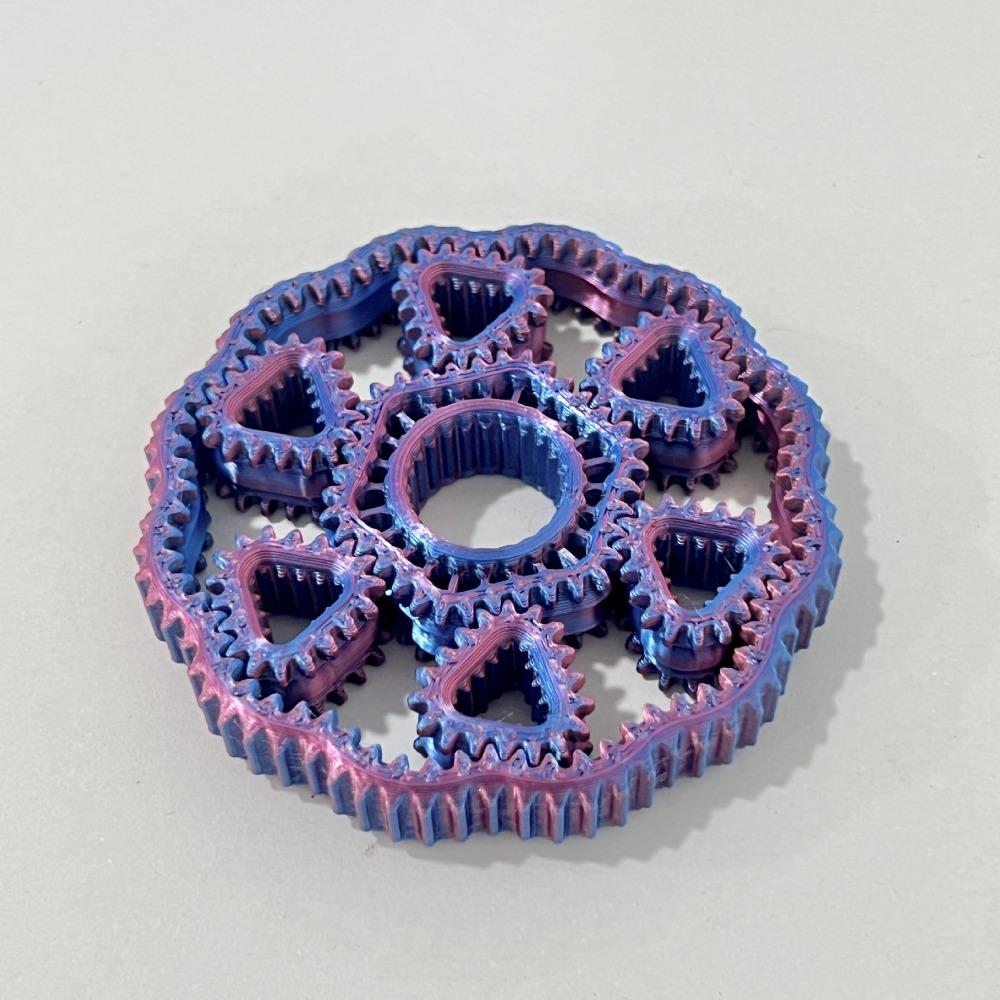 Sensory Hand Spinner 3D Printed Gear Fingertip Toy Fidget Gear Spin Toy Children's Gifts