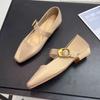 Мода 2025 Весна Новые Женские Туфли Женские Балетки Модные Винтажные Британский Стиль Оксфорды Лоферы Удобные Повседневные Туфли