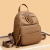Genuine Leather Backpack for Women Designer Backpack Solid Color Travel Backpack High Quality Luxury