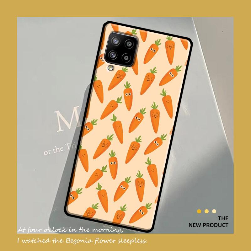 Чехол с изображением моркови и овощей для Samsung Galaxy A54 A34 A52 A32 A22 A12 A13 A14 A23 A33 A53 A73 A51 A71