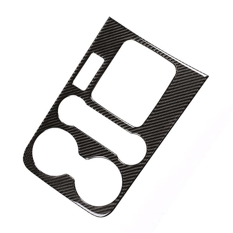 Автомобильный салон из углеродного волокна, центральный механизм управления, панель переключения передач, держатель стакана для воды, накладка для VW Touareg 2011-2015 2016 2017