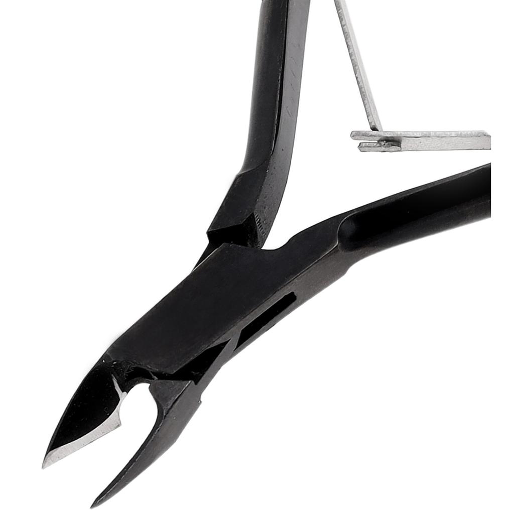 Cuticle Nippers Nail Clippers Cosmetic Scissors Manicure Spa Salon Black