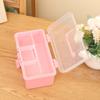 Large Capacity Makeup Hairpin Organizer 2/3 Layers Nail Art Box New Storage Box  Household