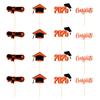 16Pcs Sparkling 2025 Graduation Cupcake Decoration Graduation Season Theme Party Decoration