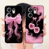Модный чехол с рисунком для Infinix Zero 30 4G 5G Zero X Neo X Pro, мягкий матовый силиконовый чехол с узором из бантиков, мультяшный кот