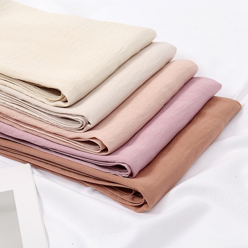 Premium Velvet Silk Hijab Scarf For Women Muslim Scarves Plain Shawls Solid Headscarf Wraps Islam Turban Headband Femme Ramadan
