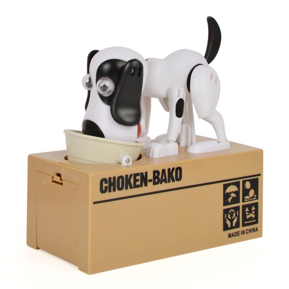 Оригинальная электрическая игрушка-копилка в виде щенка, поедающего монеты, для детей