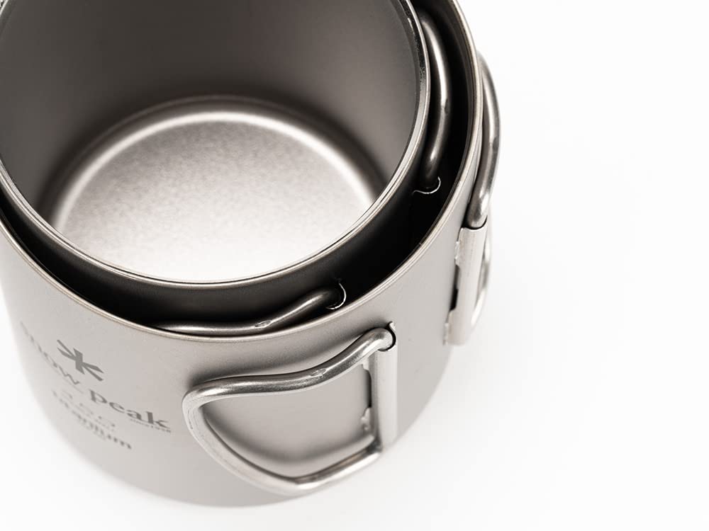 Snow Peak Титановая кружка с двойными стенками 450 мл MG-153 Кружка для улицы / Изолированная чашка