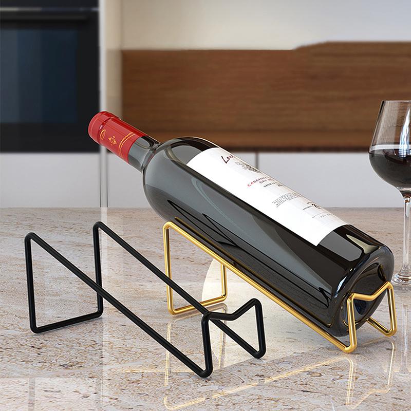 1 шт. Подставка для винных бутылок, настольная подставка для демонстрации винных бутылок, стойка для хранения вина, простое украшение для дома