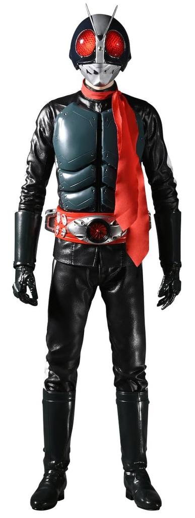 Kaiyodo Мега Мягкий Винил Камен Райдер Но. 2 (Шин Камен Райдер) Приблизительно 500 мм в высоту, не в масштабе, окрашенная ПВХ фигурка