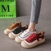 Height-increasing Little White Shoes 2025 Spring and Summer New Retro Single Shoes Women's Soft Sole Versatile Thick Sole Leather Surface Casual Sport