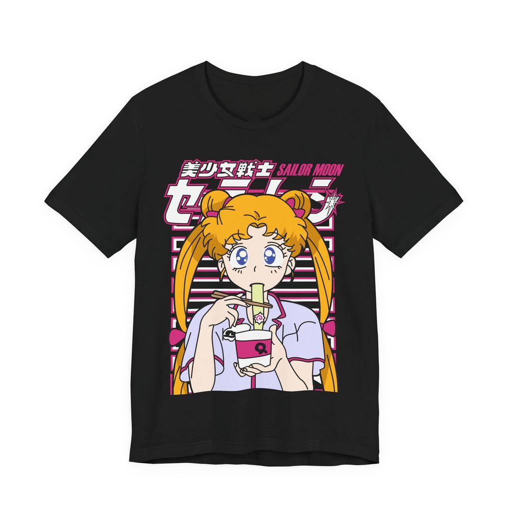 Anime Sailor Moon Usagi Ramen T Shirt Size S - 5Xl Gift For Friends