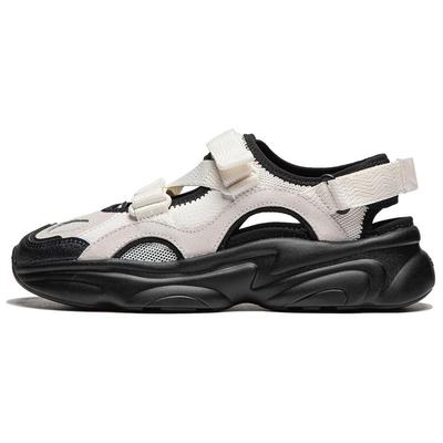 Li Ning Milk Coconut 2.0 V2 удобные простые легкие прочные дышащие толстые подошвы увеличенной высоты ретро сандалии Мэри Джейн AGCU182-1