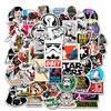 50 Pieces Star Wars Sticker Set Stylish Star Wars Stickers Waterproof Outdoor Brand Graffiti Stickers Suitcase Stickers Anime Stickers DIY Snowboard
