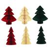 Honeycomb Christmas Tree 3D Honeycomb Table Centerpiece Folding Paper Christmas Tree Ornament for Winter Home Xmas Party Decoration