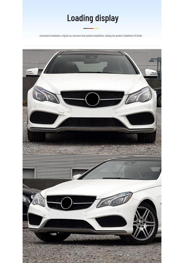 W212 Mercedes E-Class Передний бампер Хромированная накладка E200 E320 E260 E400