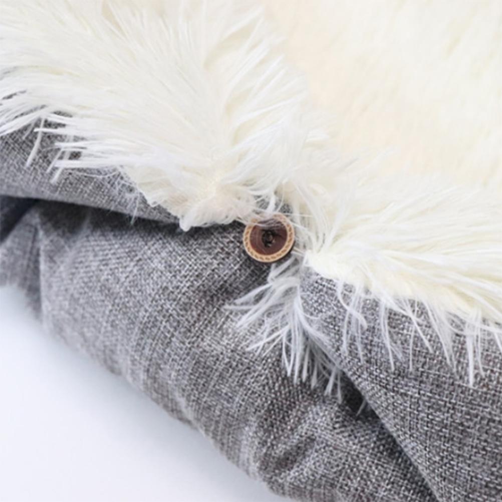 Двойной плюшевый коврик для домашних животных, многофункциональный зимний теплый коврик для кошек, мягкий коврик для домашних животных