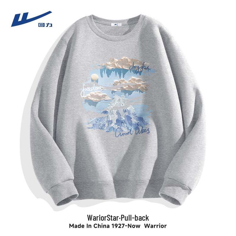 Warrior Унисекс тяжелый свитшот с круглым вырезом