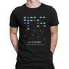 Space Invaders Видеоигра Стрелялка Оригинальная Приманка для Пришельцев Футболка Мужская Уличная Одежда Блузки Футболка Для Мужчин