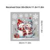 Christmas 2025 Snowman Decal Self-adhesive Window Decal Cartoon Christmas Sticker  Christmas