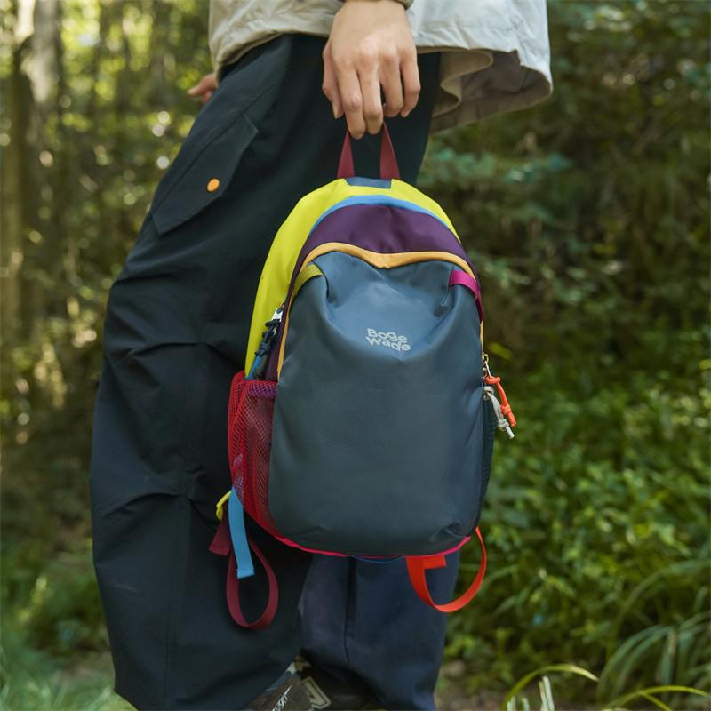 Outdoor Mountaineering Colorful Backpack Women's Lightweight Travel Backpack Student Riding Sports Bag