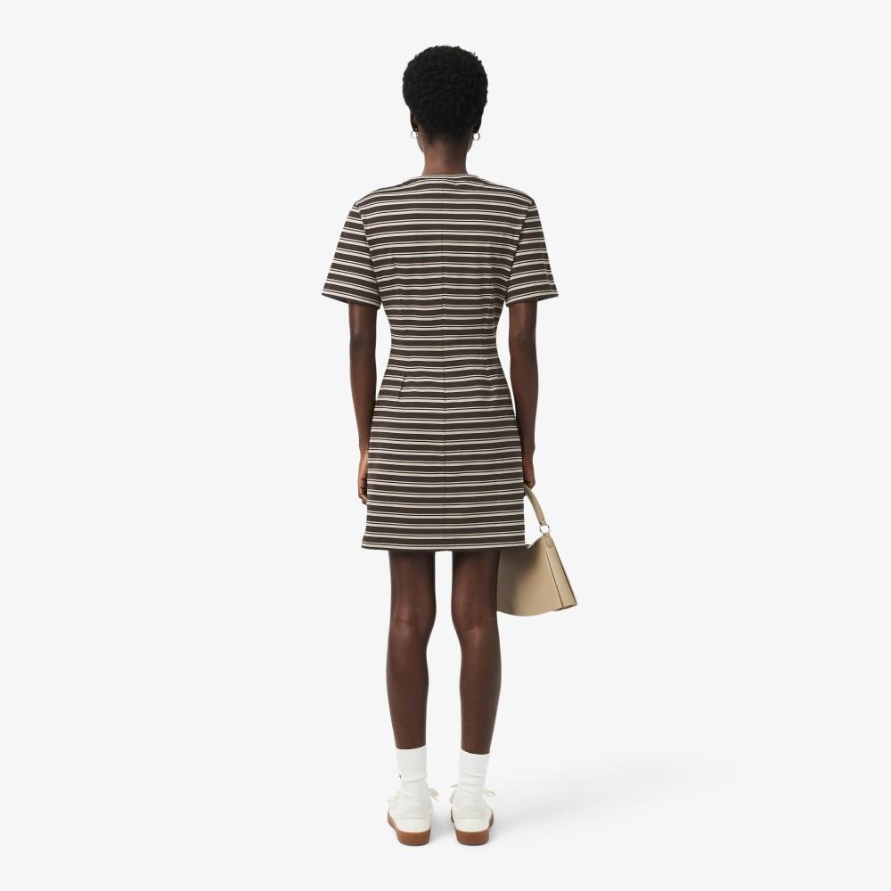 [Lacoste] Women's Multi-Stripe T-Shirt Dress EF0263-56G4BV