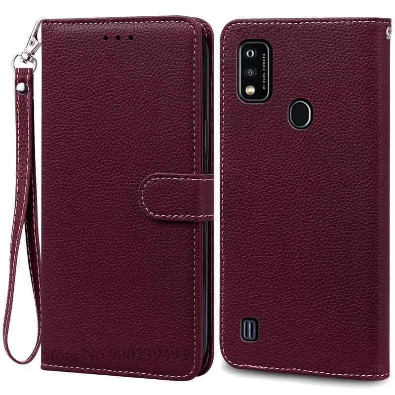 A51 Case For ZTE Blade A51 Case Soft Silicone Leather Flip Wallet Case For ZTE Blade A51 Case Back Cover Coque Fundas Etui