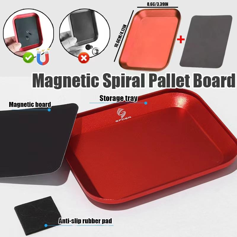 Aluminum Alloy Magnetic Screw Tray RC Model Repair Tool Plate for Airplane Car Boat Crawler Axial SCX10 D90 D110 Workshop