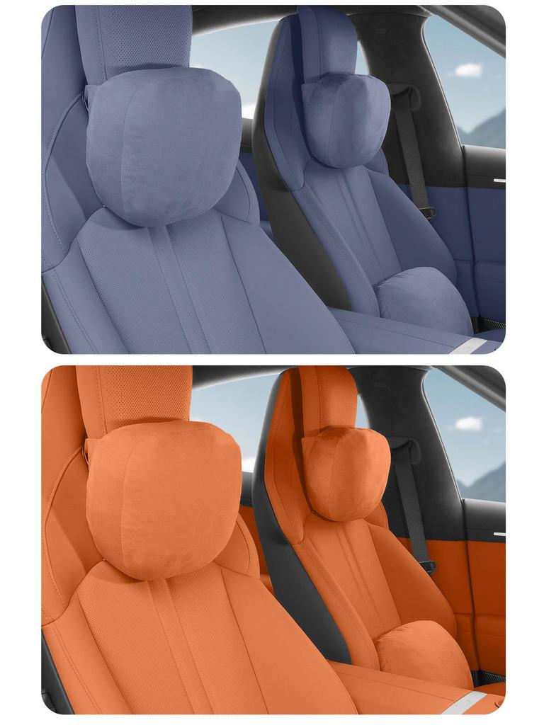 Xiaomi YU7 Car Interior Set: Magnetic Headrest, Lumbar Support, Hidden Neck Protector, Seat Cushion, Pillow.