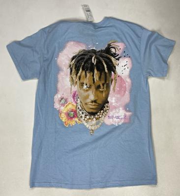Juice WRLD Legends Never Die 1998 Навсегда Графическая футболка Мужская Средне-синий Музыка